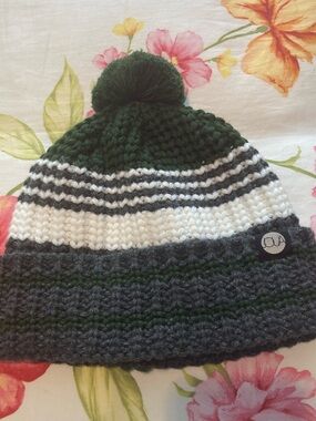 Joua Lesson Kids Grey Knit Beanie Hat